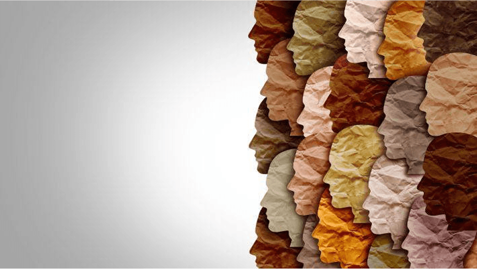 Paper hands background