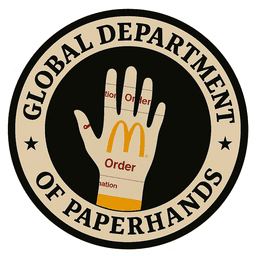 Global Department of Paperhands Logo